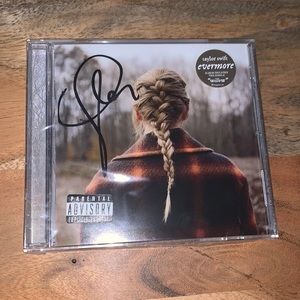 Signed Taylor Swift Evermore CD